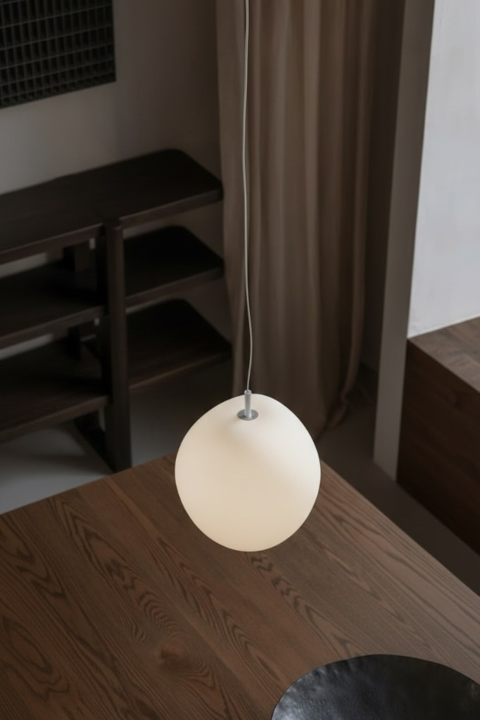 Cobble Pendant over a dining table